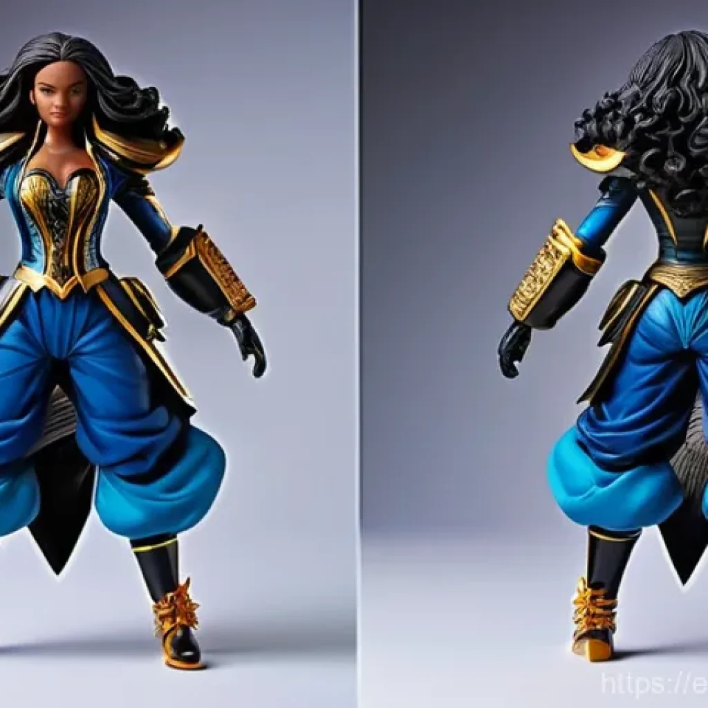 샤노아르 한정판 액션 피규어 - **A highly detailed, limited edition Shanoir action figure, sculpted with impeccable precision and v...